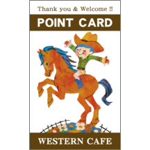 名刺作成｜イラスト_馬_3｜7768