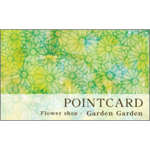 名刺作成｜フェミニン_花柄_8｜7890