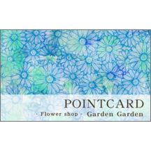 名刺作成｜フェミニン_花柄_12｜7894