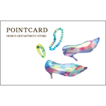 名刺作成｜イラスト_シューズ_1｜8144