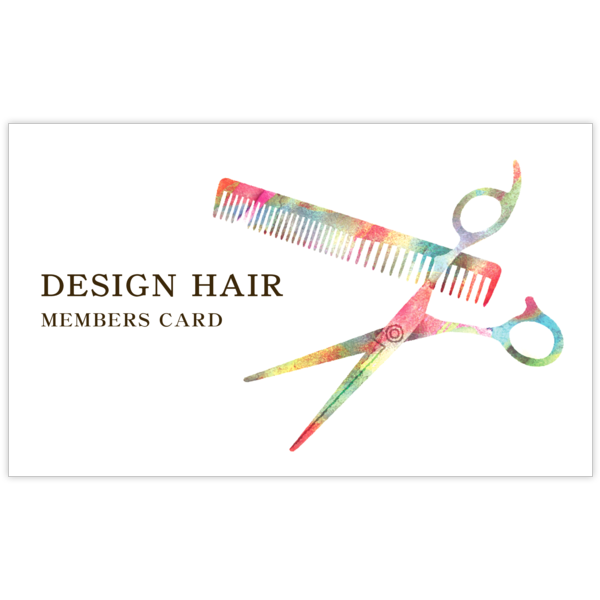 イラスト_用具_2の名刺デザイン作成と印刷