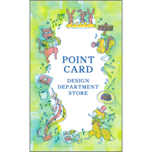 名刺作成｜ファンシー_イラスト_25｜8495