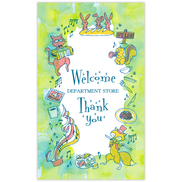 ファンシー_イラスト_26の名刺デザイン作成と印刷