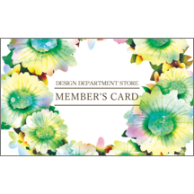 名刺作成｜イラスト_花_20｜9001