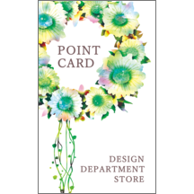 名刺作成｜イラスト_花_21｜9002