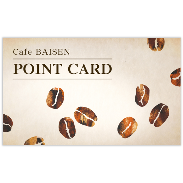 イラスト_食べ物_5の名刺デザイン作成と印刷