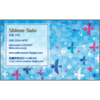 ワタナベの作品発表：名刺の作成と印刷：青空を飛ぶ鳥２