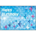 ワタナベの作品発表：はがき作成とDM印刷：青空を飛ぶ鳥３