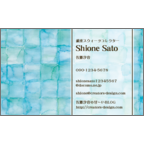 ワタナベの作品発表：名刺の作成と印刷：水彩