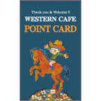 ワタナベの作品発表：名刺の作成と印刷：はりきりカウボーイ