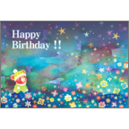 ワタナベの作品発表：はがき作成とDM印刷：星降る夜に