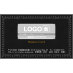 ＫＯＨ＊＊＊の作品発表：名刺の作成と印刷：モノトーン_b01