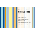 まるの作品発表：名刺の作成と印刷：カジュアルな装いと 