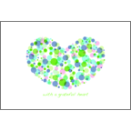 まるの作品発表：はがき作成とDM印刷：水彩_ハート３ 