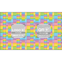 サイケ_幾何学_1のデザインで作成と印刷