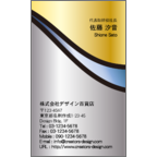 フォーヴァの作品発表：名刺の作成と印刷：シンプル・メタル2