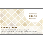 ｍｉｓｅ．デザインスタジオの作品発表：名刺の作成と印刷：コラベル -Beige