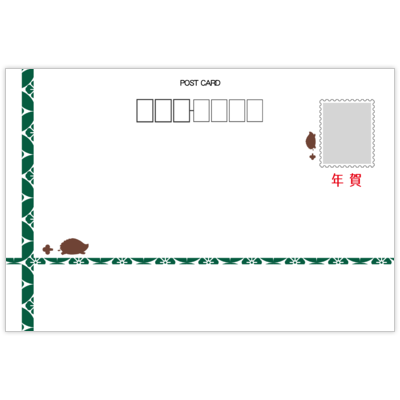 2019年 亥（いのしし）のはがき・DM・ポストカードの作成と印刷