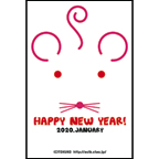 ＴＯＫＵＫＯの作品発表：その他：年賀２０２０（５）