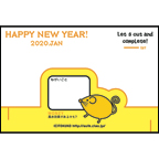 ＴＯＫＵＫＯの作品発表：その他：年賀２０２０（９）