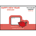 ＴＯＫＵＫＯの作品発表：その他：年賀２０２０（１１）