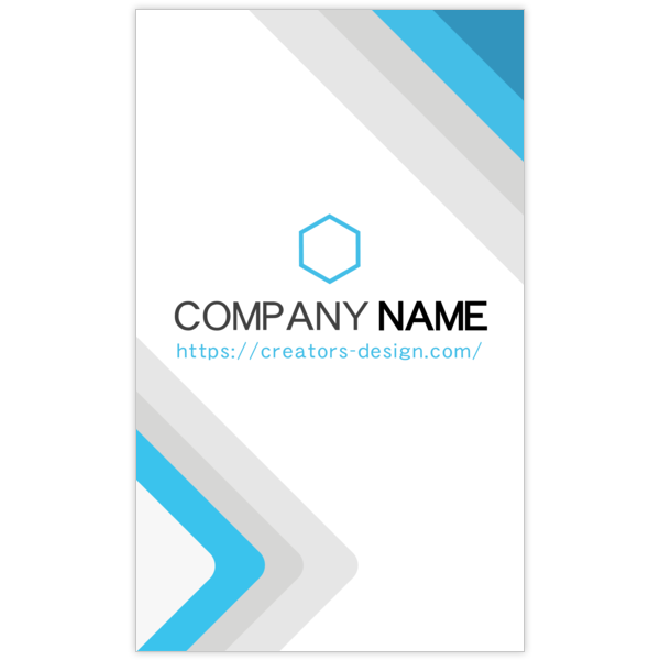 モード_四角_2の名刺デザイン作成と印刷