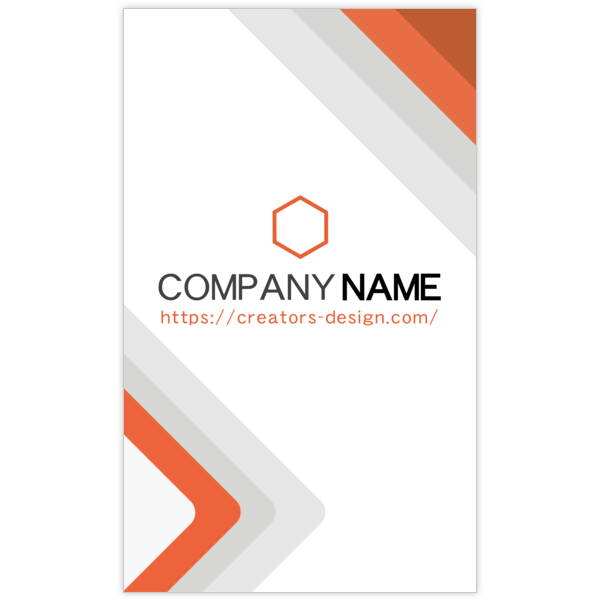 モード_四角_4の名刺デザイン作成と印刷