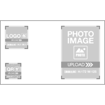 名刺の作成と印刷：キュート_食器_1