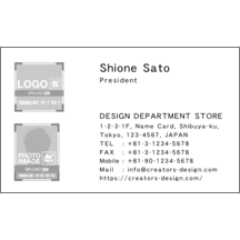 名刺の作成と印刷：柄_水玉_15