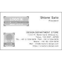 名刺の作成と印刷：柄_水玉_15