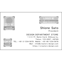 名刺の作成と印刷：柄_水玉_15