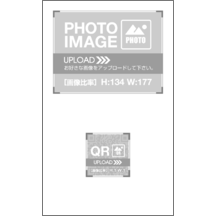 名刺作成｜上下交互_写真とQR_03｜225