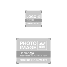 名刺作成｜上下交互_ロゴと写真_01｜235