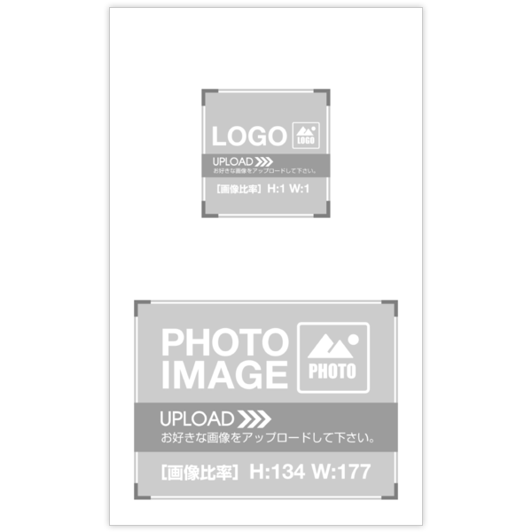 毛筆_ベタ_2の名刺デザイン作成と印刷
