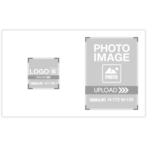 左右交互_ロゴと写真_01の名刺デザイン作成と印刷