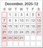 名刺の来月の出荷の日程表