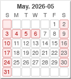 名刺の来月の出荷の日程表